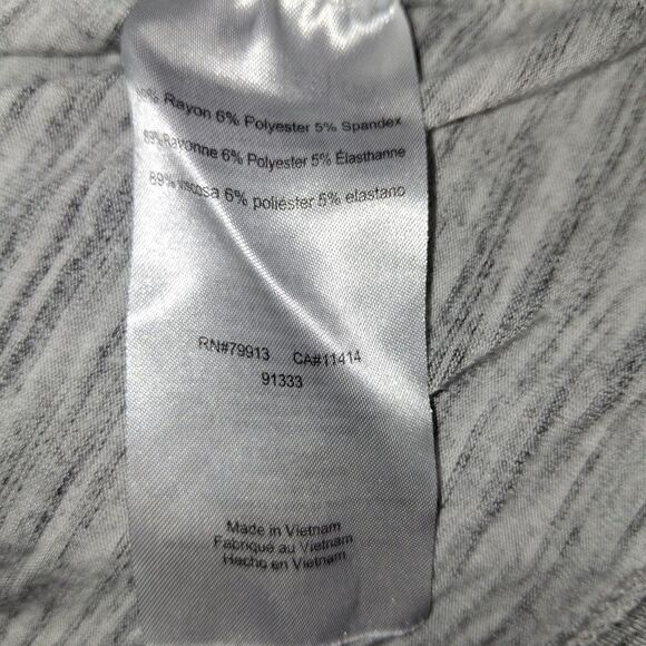 Motherhood Maternity Nursing Grey & White Tulip Style Short Sleeve Tshirt Size M - Picture 7 of 8